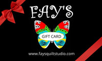 Fay's Quilt & Embroidery Studio Online Gift Card