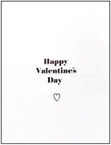 Valentine's Day Greeting Card - Shadow Hearts