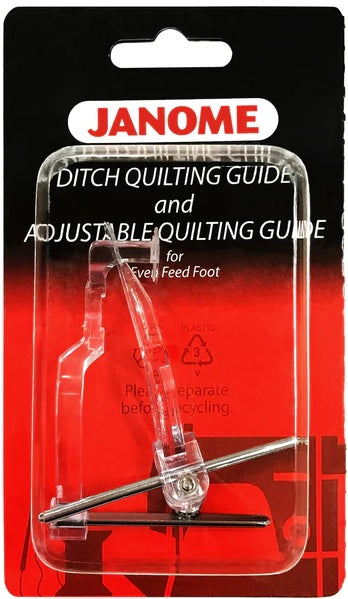 Janome Ditch Quilting Guide and Adjustable Quilting Guide For Even Feed Foot   #214518005