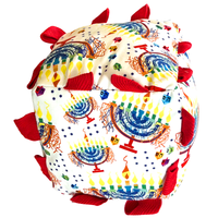 Baby Rattle - Ribbon Menorah - 1 LEFT!