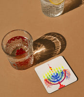 Coasters - Hanukkah Menorah