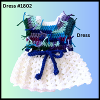 18 Inch Doll Funky Crocheted Dress Set #1802