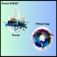 18 Inch Doll Funky Crocheted Dress Set #1802