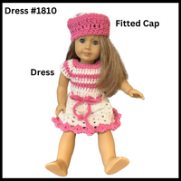 18 Inch Doll Crocheted Dress Set #1810