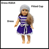 18 Inch Doll Crocheted Dress Set #1814
