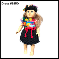 18 Inch Funky Doll Crocheted Dress Set #1850