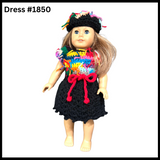 18 Inch Funky Doll Crocheted Dress Set #1850