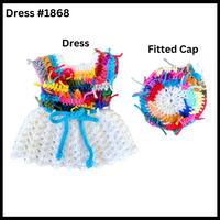 18 Inch Doll Funky Crocheted Dress Set #1868