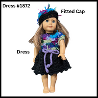 18 Inch Funky Doll Crocheted Dress Set #1872