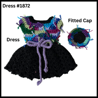 18 Inch Funky Doll Crocheted Dress Set #1872