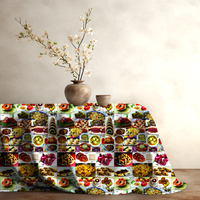 Fay's Deli Jewish Food Fabric (57"/58")
