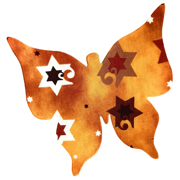 Fused Applique Butterfly - Jubilant Stars (Copper)