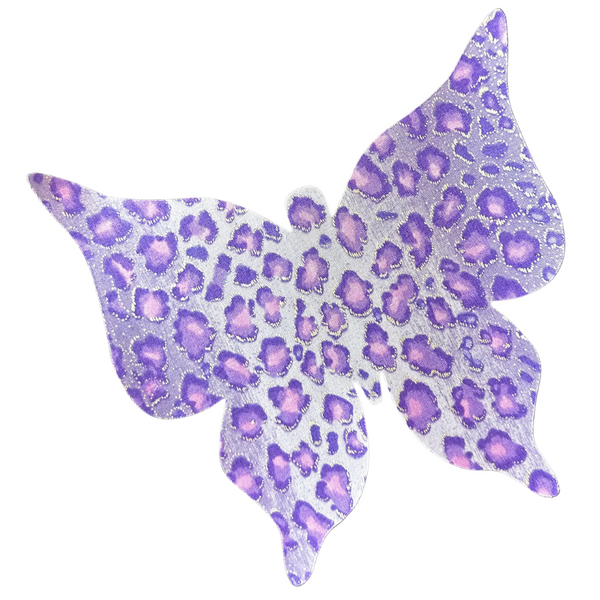 Fused Applique Butterfly - Leopard