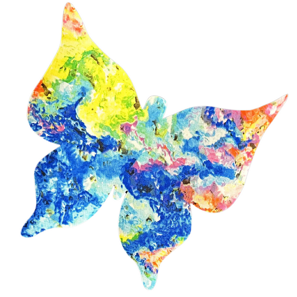 Fused Applique Butterfly - Multicolor