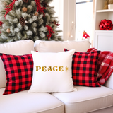 Christmas Fused Applique Word - PEACE