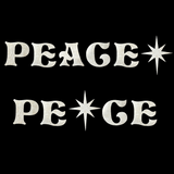 Christmas Fused Applique Word - PEACE