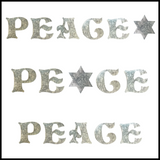 Jewish Fused Applique - PEACE