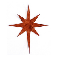 Fused Applique Stars of Bethlehem - 5-1/2 x 6-1/2