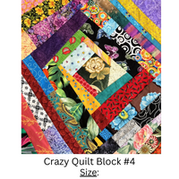U FINISH IT - Crazy Patch Quilt Blocks