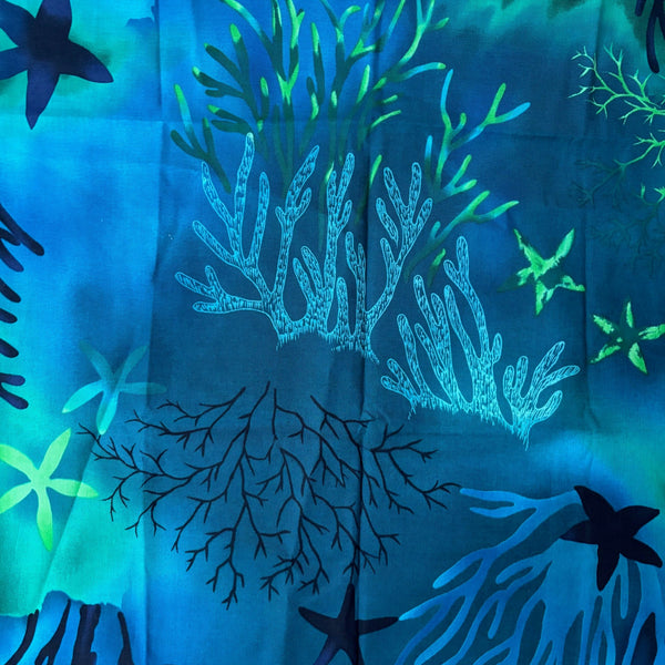 Under Water Jungle - 7/8 YD