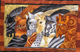 Laurel Burch Embracing Horses Panel  - 3 LEFT