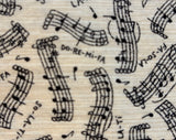 Music Fabric - 2-7/8 YDS