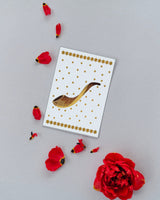 Jewish New Years Greeting Card - Shofar & Stars