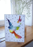 Jewish New Years Greeting Card - Watercolor Dove