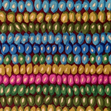 Bead Stripe - Moss - 6 YDS