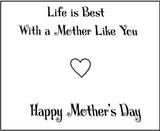 Mother's Day Greeting Card - Crackle