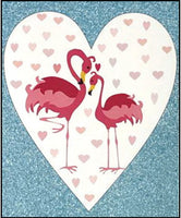 Mother's Day Greeting Card - Flamingos