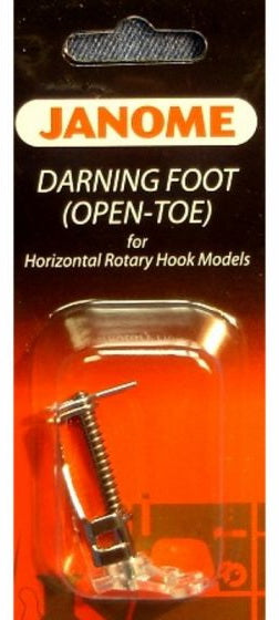 Janome Darning Foot (Open-Toe) For Horizontal Rotary Hook Models   #200340001 - 1 LEFT!
