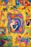 Laurel Burch Mythical Horses - Panel