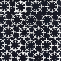 Ship Wheel Batik  1-1/4 YDS