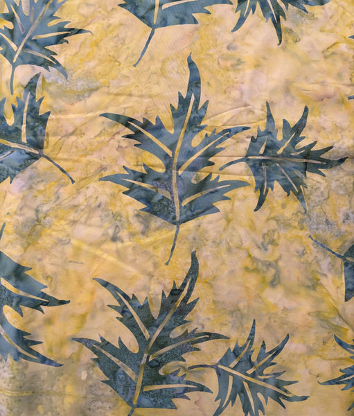 Green Leaves  Batik - 4-3/4 YDS