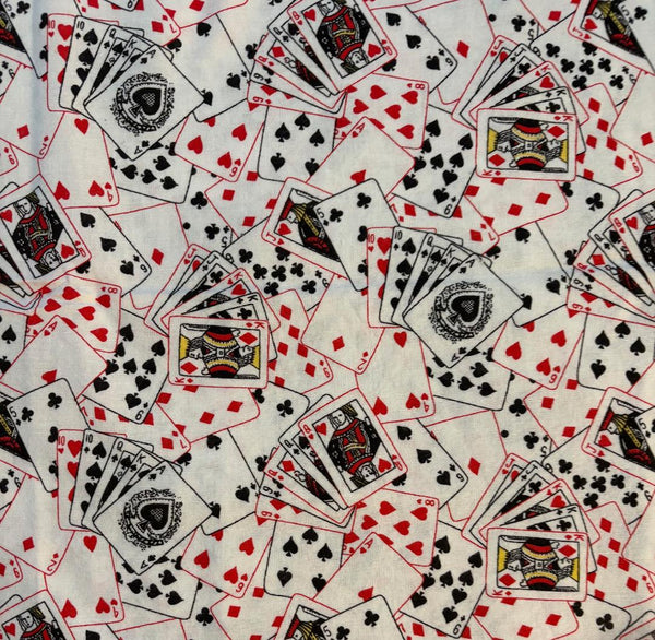 Playing Cards - 1 YARD CUT