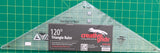 120-Degree Triangle Quilt Ruler 6-1/2in x 21-1/2in - 8 LEFT!