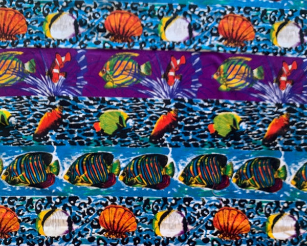 Aquarium Stripe - 2-1/2 YDS