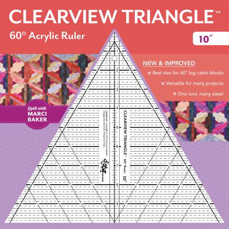 10-Inch Clearview Triangle Ruler