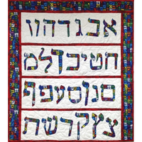 Aleph Bet Wall Hanging Pattern