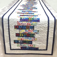 Aleph Bet Strip Table Runner Pattern