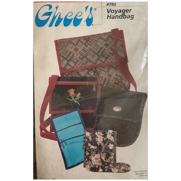 Ghee's Voyager Handbag Pattern or Kit