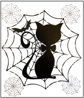 Halloween Greeting Card - Black Cat