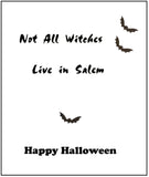 Halloween Greeting Card - Witch Hat & Broom