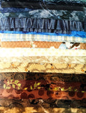 Kwik Krazy Too Quilt Kit - Blues & Browns