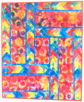 In The Tropics Quilt Kit (Blues)