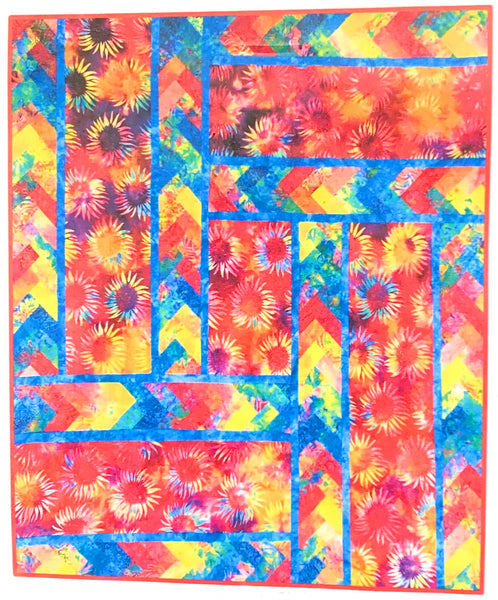 In The Tropics Quilt Kit (Brights)
