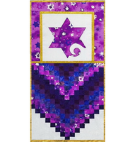Jubilant Star Bargello Wall Hanging Kit (Purple)