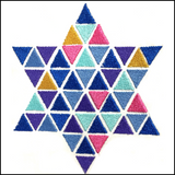 Remembrance Star Machine Embroidery