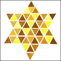 Remembrance Star Machine Embroidery